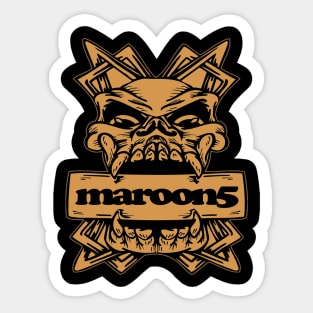 rock Maroon 5 band Sticker